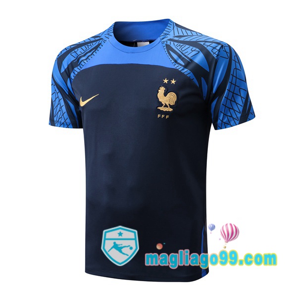Magliago - Passione Maglie Thai Affidabili Basso Costo Online Shop | Tuta Maglie Allenamento Francia Blu Royal 2022/2023