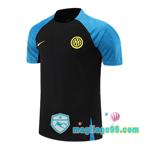 Magliago - Passione Maglie Thai Affidabili Basso Costo Online Shop | Tuta Maglie Allenamento Inter Milan Nero 2022/2023