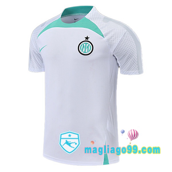 Magliago - Passione Maglie Thai Affidabili Basso Costo Online Shop | Tuta Maglie Allenamento Inter Milan Bianco 2022/2023