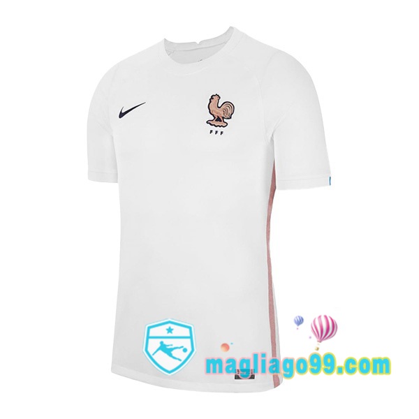 Magliago - Passione Maglie Thai Affidabili Basso Costo Online Shop | Nazionale Maglia Calcio Francia Donna Seconda Bianco Europeo Femminile 2022