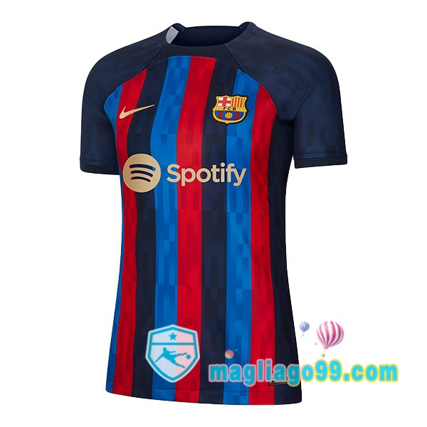 Magliago - Passione Maglie Thai Affidabili Basso Costo Online Shop | Maglia Calcio FC Barcellona Donna Prima Rosso Blu 2022/2023