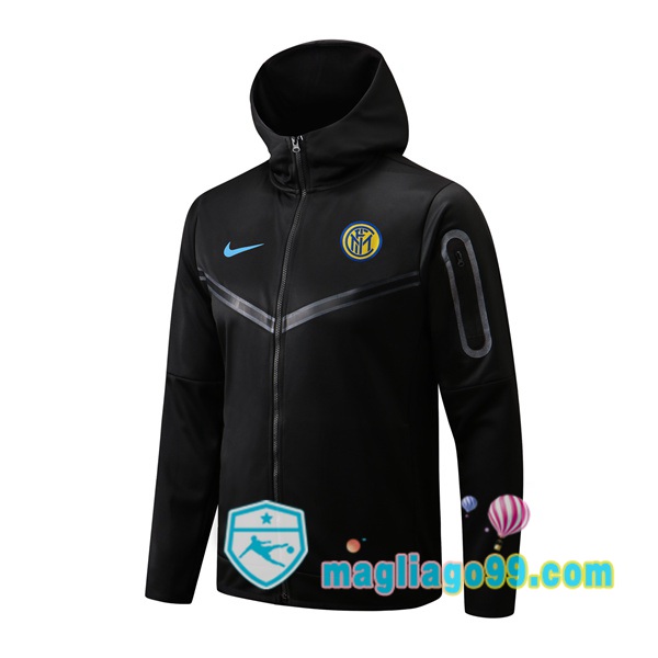 Magliago - Passione Maglie Thai Affidabili Basso Costo Online Shop | Giacca Con Cappuccio Inter Milan Nero 2022/2023