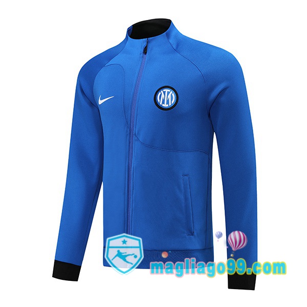 Magliago - Passione Maglie Thai Affidabili Basso Costo Online Shop | Giacca Calcio Inter Milan Blu 2022/2023