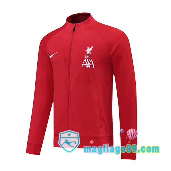 Magliago - Passione Maglie Thai Affidabili Basso Costo Online Shop | Giacca Calcio FC Liverpool Rosso 2022/2023