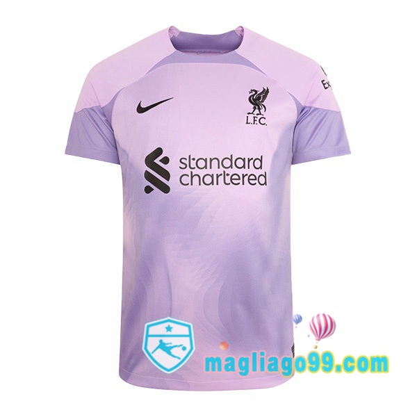 Magliago - Passione Maglie Thai Affidabili Basso Costo Online Shop | Maglia Calcio FC Liverpool Portiere Porpora 2022/2023