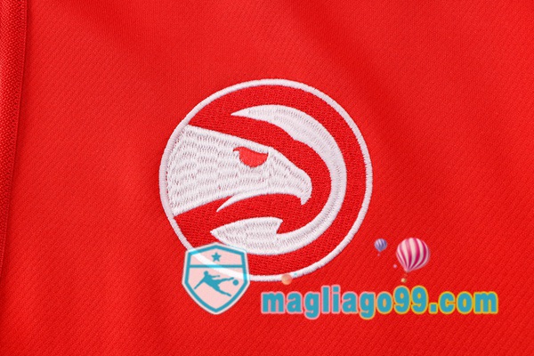 Giacca Con Cappuccio Atlanta Hawks Rosso 2022/2023