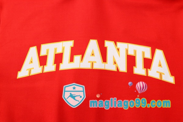 Giacca Con Cappuccio Atlanta Hawks Rosso 2022/2023