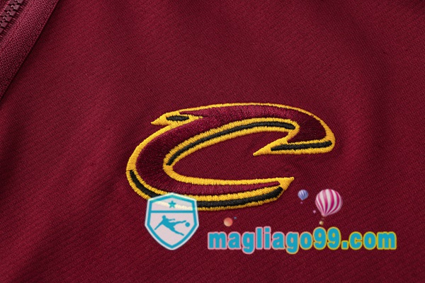 Giacca Con Cappuccio Cleveland Cavaliers Rosso 2022/2023