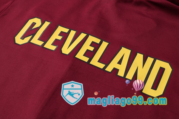 Giacca Con Cappuccio Cleveland Cavaliers Rosso 2022/2023