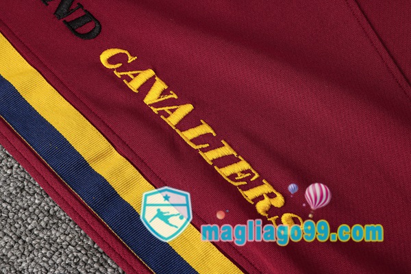 Giacca Con Cappuccio Cleveland Cavaliers Rosso 2022/2023