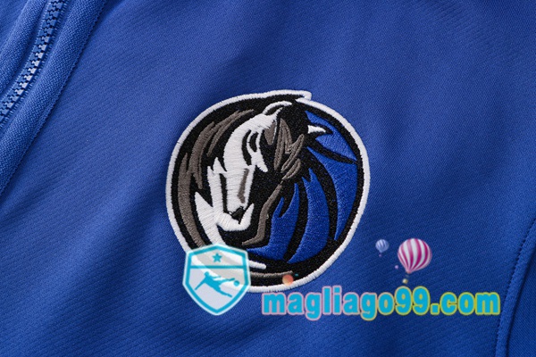 Giacca Con Cappuccio Dallas Mavericks Blu 2022/2023