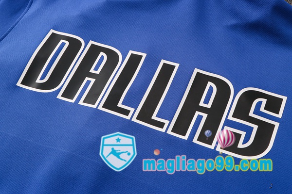Giacca Con Cappuccio Dallas Mavericks Blu 2022/2023