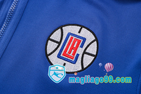 Giacca Con Cappuccio LA Clippers Blu 2022/2023