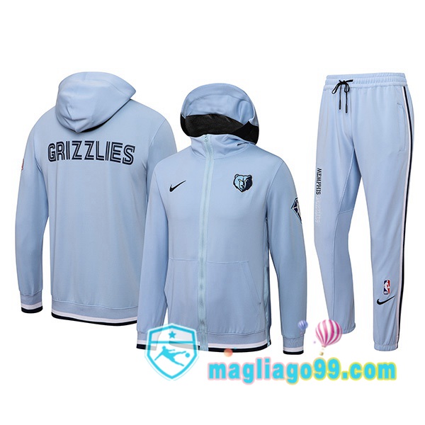 Giacca Con Cappuccio Memphis Grizzlies Grigio 2022/2023
