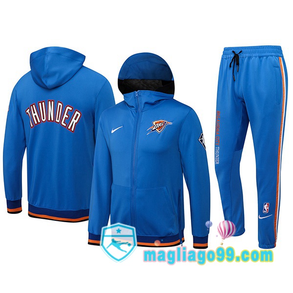 Giacca Con Cappuccio Oklahoma City Thunder Blu 2022/2023