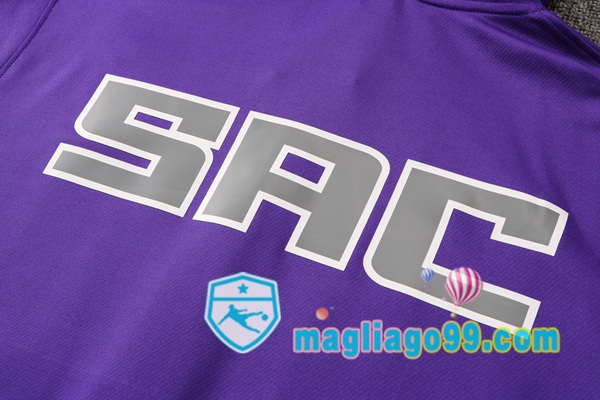 Giacca Con Cappuccio Sacramento Kings Porpora 2022/2023
