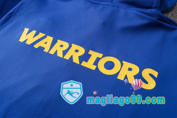 Giacca Con Cappuccio Golden State Warriors Blu 2022/2023