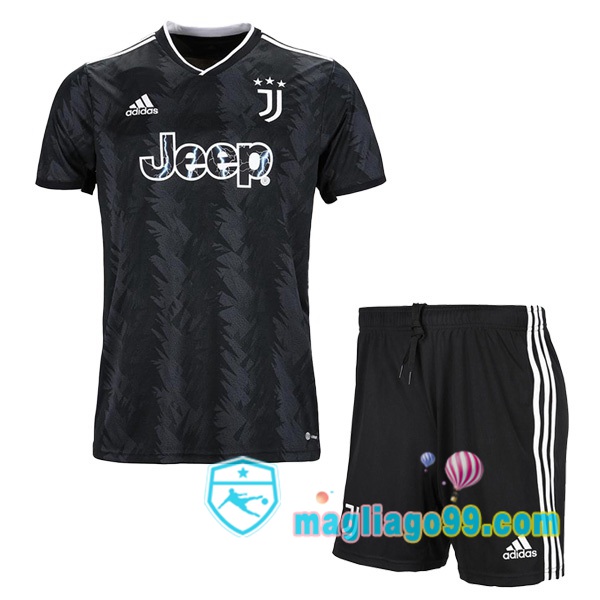 Magliago - Passione Maglie Thai Affidabili Basso Costo Online Shop | Maglia Juventus Bambino Seconda Nero 2022/2023