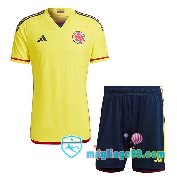 Magliago - Passione Maglie Thai Affidabili Basso Costo Online Shop | Nazionale Maglia Calcio Colombia Bambino Prima Giallo 2022/2023