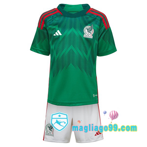 Magliago - Passione Maglie Thai Affidabili Basso Costo Online Shop | Nazionale Maglia Calcio Messico Bambino Prima Verde 2022/2023