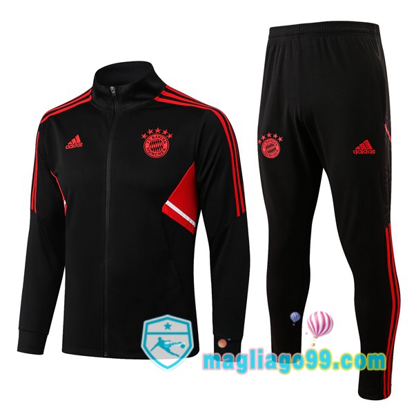 Magliago - Passione Maglie Thai Affidabili Basso Costo Online Shop | Giacca Da Allenamento Bayern Monaco Nero 2022/2023