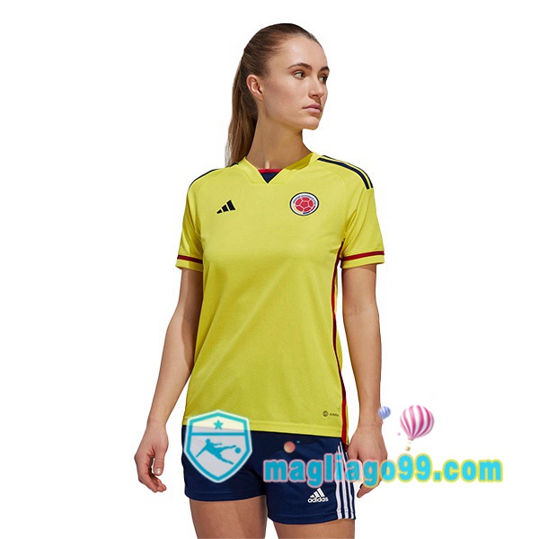 Magliago - Passione Maglie Thai Affidabili Basso Costo Online Shop | Nazionale Maglia Calcio Colombia Donna Prima Giallo 2022/2023