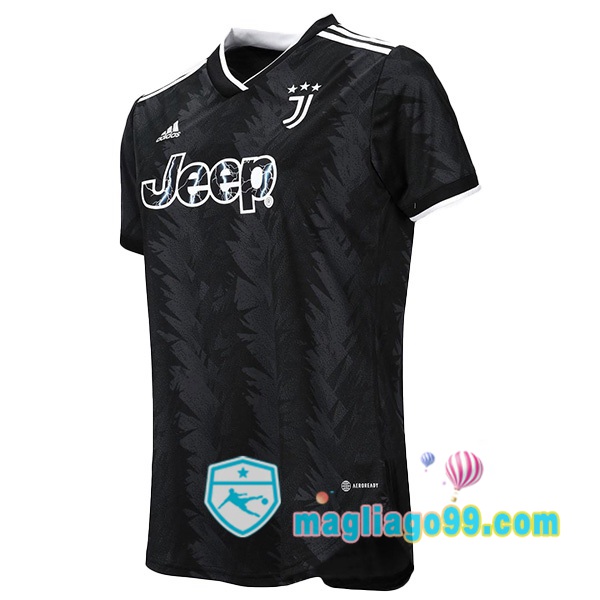 Magliago - Passione Maglie Thai Affidabili Basso Costo Online Shop | Maglia Juventus Donna Seconda Nero 2022/2023
