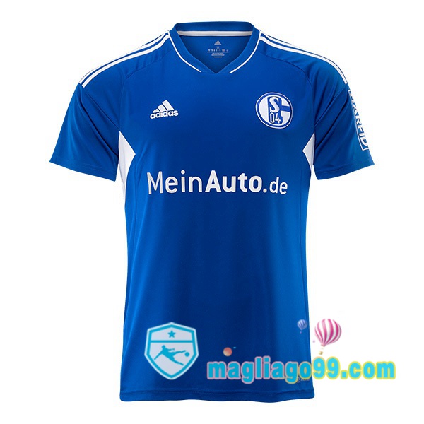 Magliago - Passione Maglie Thai Affidabili Basso Costo Online Shop | Maglia Schalke 04 Prima Blu 2022/2023