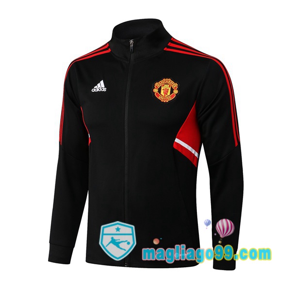 Magliago - Passione Maglie Thai Affidabili Basso Costo Online Shop | Giacca Da Allenamento Manchester United Nero 2022/2023