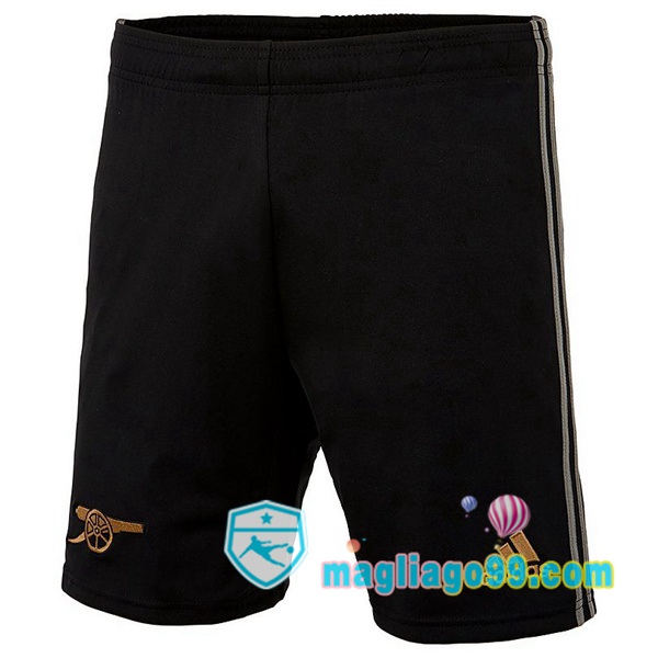 Magliago - Passione Maglie Thai Affidabili Basso Costo Online Shop | Pantalonici Da Calcio Arsenal Seconda Nero 2022/2023