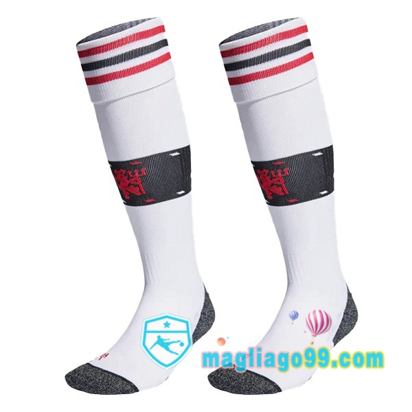Magliago - Passione Maglie Thai Affidabili Basso Costo Online Shop | Calzettoni Da Calcio Manchester United Seconda Bianco 2022/2023