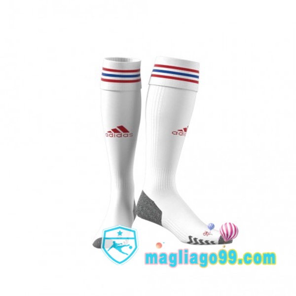 Magliago - Passione Maglie Thai Affidabili Basso Costo Online Shop | Calzettoni Da Calcio Lyon OL Prima Bianco 2022/2023