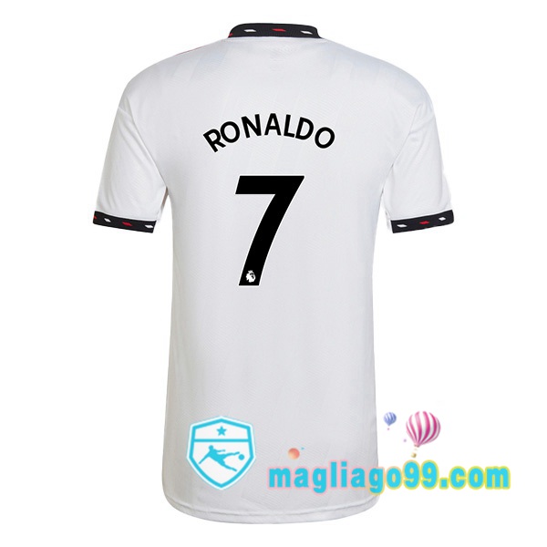 Magliago - Passione Maglie Thai Affidabili Basso Costo Online Shop | Maglia Manchester United (RONALDO 7) Seconda Bianco 2022/2023