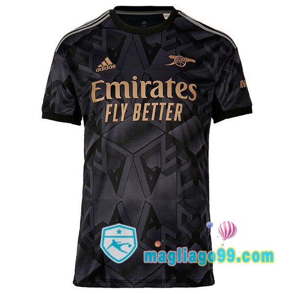 Magliago - Passione Maglie Thai Affidabili Basso Costo Online Shop | Maglia Arsenal Seconda Nero 2022/2023