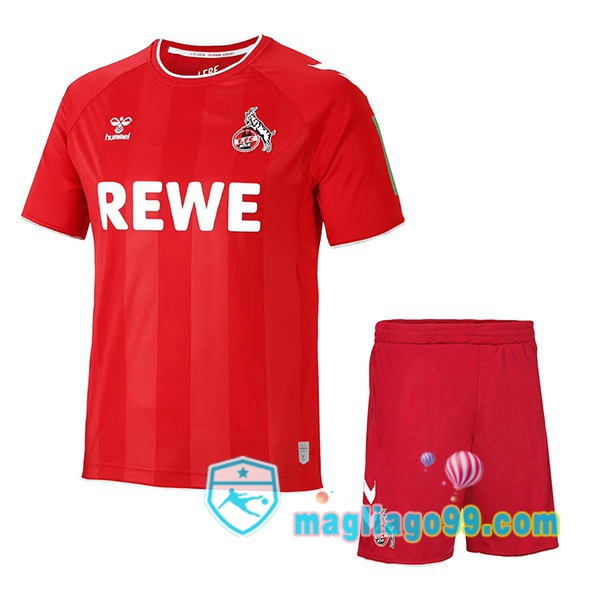 Magliago - Passione Maglie Thai Affidabili Basso Costo Online Shop | Maglia FC Koln Bambino Seconda Rosso 2022/2023