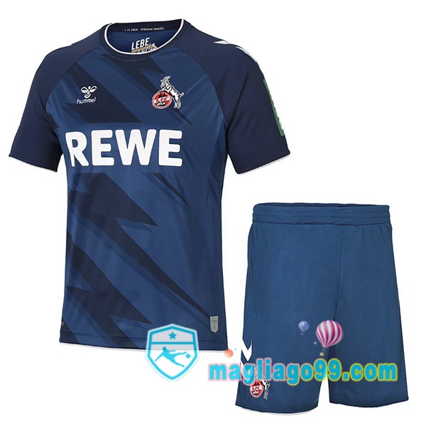 Magliago - Passione Maglie Thai Affidabili Basso Costo Online Shop | Maglia FC Koln Bambino Terza Blu Royal 2022/2023