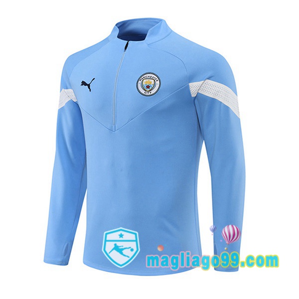 Magliago - Passione Maglie Thai Affidabili Basso Costo Online Shop | Felpe Allenamento Manchester City Blu 2022/2023