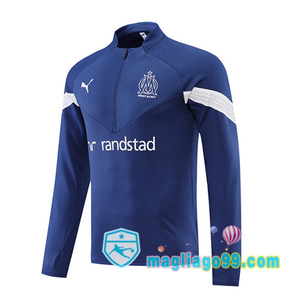 Magliago - Passione Maglie Thai Affidabili Basso Costo Online Shop | Felpe Allenamento Marsiglia OM Blu Royal 2022/2023