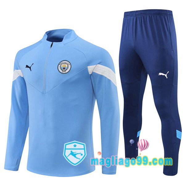 Magliago - Passione Maglie Thai Affidabili Basso Costo Online Shop | Tuta da Allenamento Manchester City Blu 2022/2023