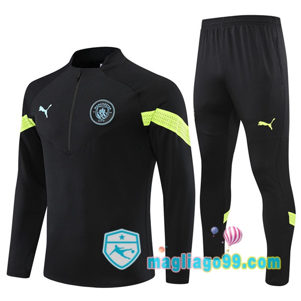 Magliago - Passione Maglie Thai Affidabili Basso Costo Online Shop | Tuta da Allenamento Manchester City Nero 2022/2023