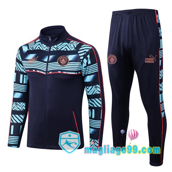 Magliago - Passione Maglie Thai Affidabili Basso Costo Online Shop | Giacca Da Allenamento Manchester City Blu Royal 2022/2023