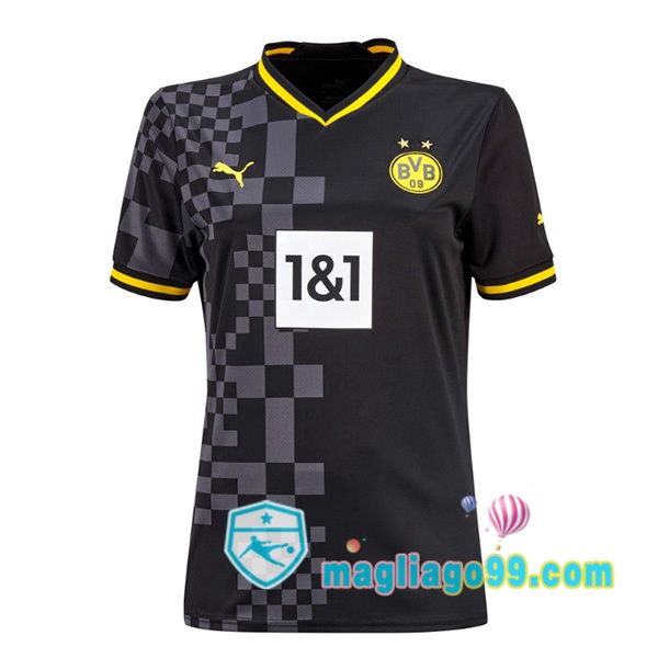 Magliago - Passione Maglie Thai Affidabili Basso Costo Online Shop | Maglia Dortmund BVB Donna Seconda Nero 2022/2023