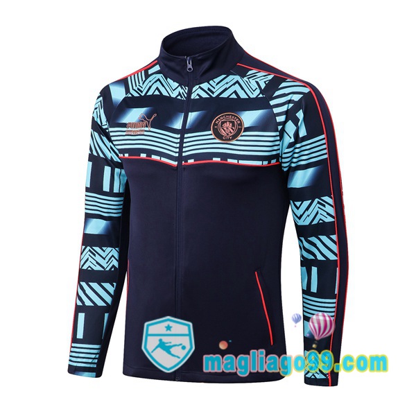 Magliago - Passione Maglie Thai Affidabili Basso Costo Online Shop | Giacca Da Allenamento Manchester City Blu Royal 2022/2023