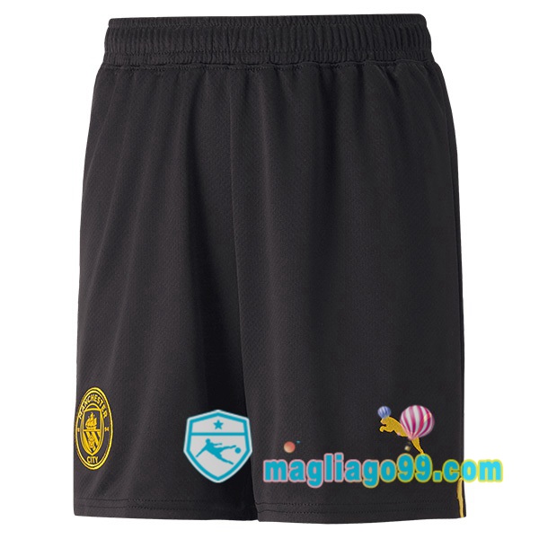 Magliago - Passione Maglie Thai Affidabili Basso Costo Online Shop | Pantalonici Da Calcio Manchester City Seconda Rosso Nero 2022/2023