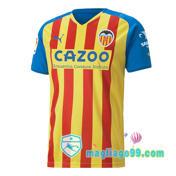 Magliago - Passione Maglie Thai Affidabili Basso Costo Online Shop | Maglia Valencia CF Terza Giallo 2022/2023