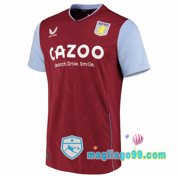 Magliago - Passione Maglie Thai Affidabili Basso Costo Online Shop | Maglia Aston Villa Prima Rosso 2022/2023