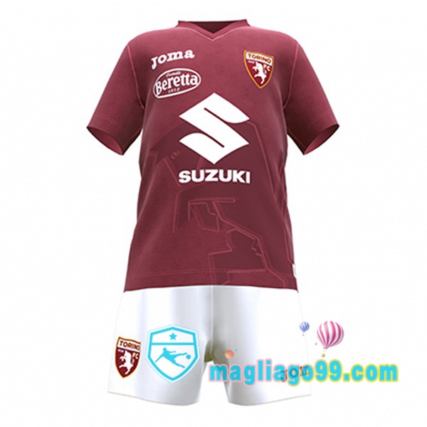 Magliago - Passione Maglie Thai Affidabili Basso Costo Online Shop | Maglia Torino FC Bambino Prima Rosso 2022/2023