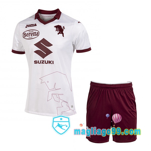 Magliago - Passione Maglie Thai Affidabili Basso Costo Online Shop | Maglia Torino FC Bambino Seconda Bianco 2022/2023