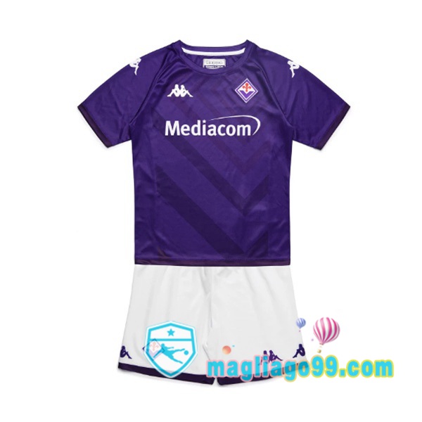 Magliago - Passione Maglie Thai Affidabili Basso Costo Online Shop | Maglia ACF Fiorentina Bambino Prima Porpora 2022/2023