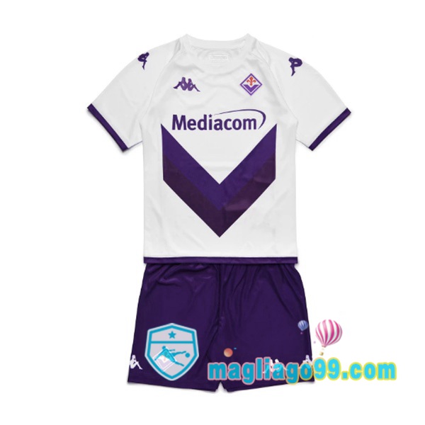 Magliago - Passione Maglie Thai Affidabili Basso Costo Online Shop | Maglia ACF Fiorentina Bambino Seconda Bianco 2022/2023